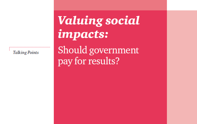 Valuing Social Impacts