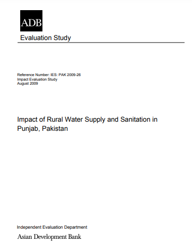 Impact of Rural Water Supply and Sanitation in Punjab, Pakistan