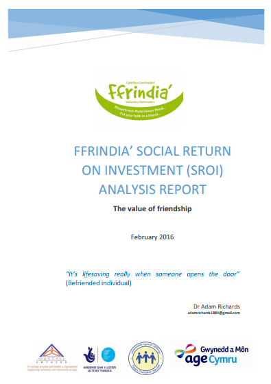 Ffrindia’ Social Return on Investment Analysis Report: The value of friendship