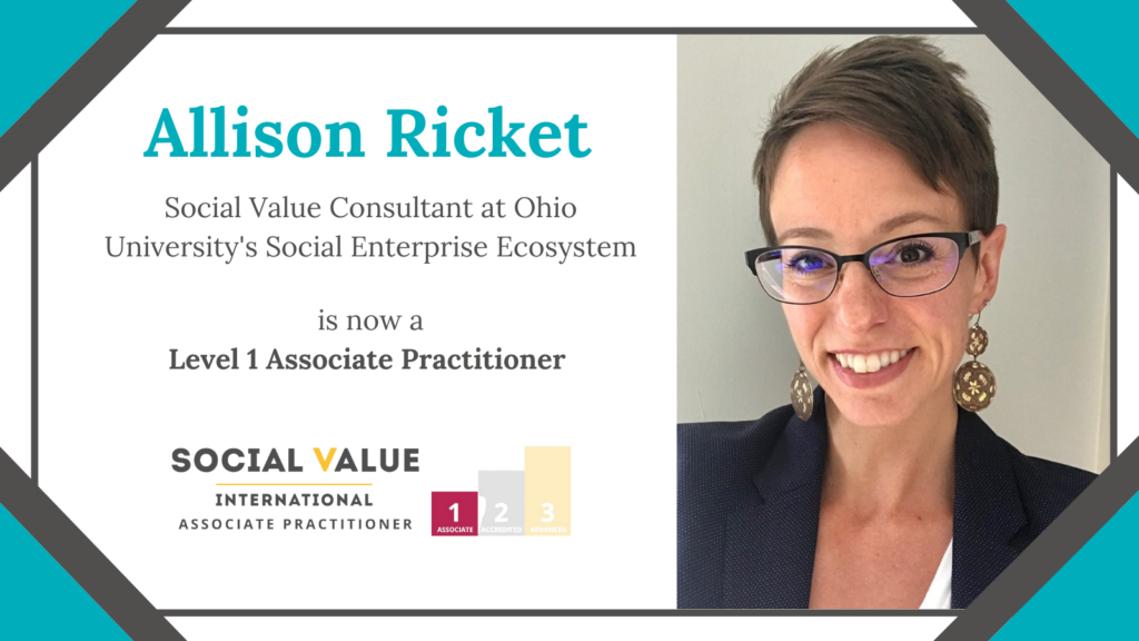 New Level One Associate Practitioner – Allison Ricket!