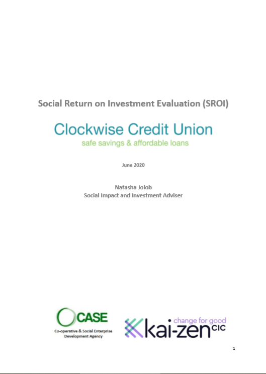 Social Return on Investment Evaluation (SROI) – Clockwise Credit Union