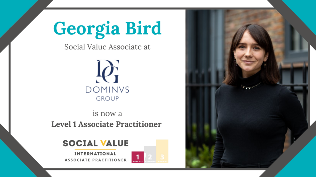 Congratulations to our new Level 1 Associate Practitioner – Georgia Bird!