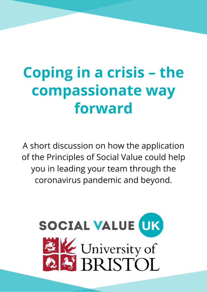 Coping in a crisis – the compassionate way forward