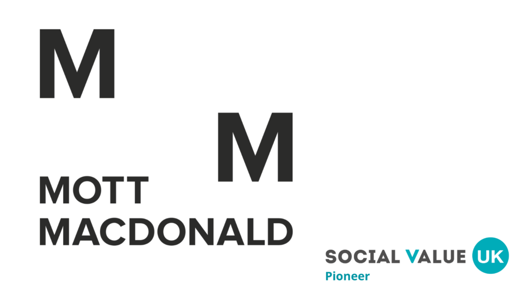 Mott MacDonald join SVUK as Social Value Pioneers!