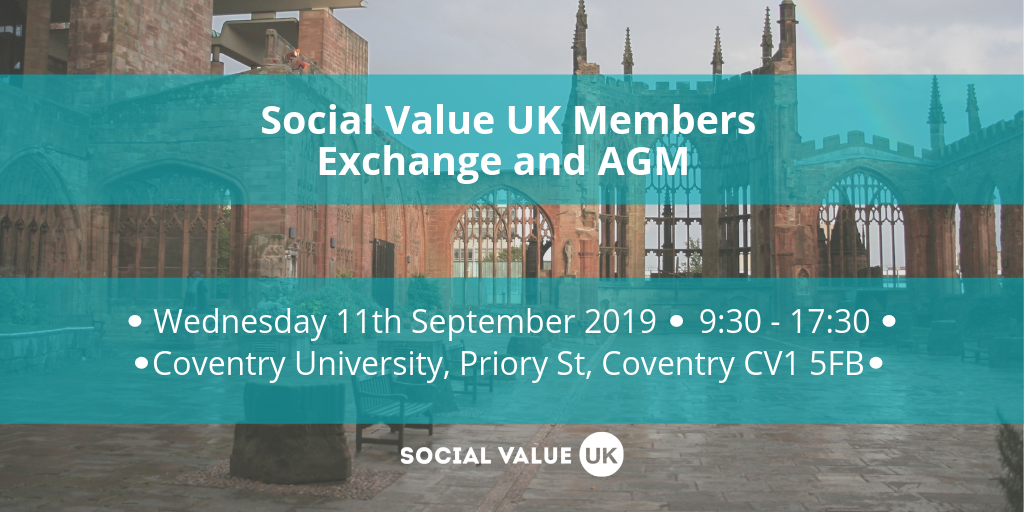 Social Value UK Member’s Exchange and Annual General Meeting