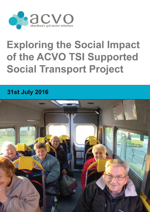 Exploring the Social Impact of the ACVO TSI Supported Social Transport Project