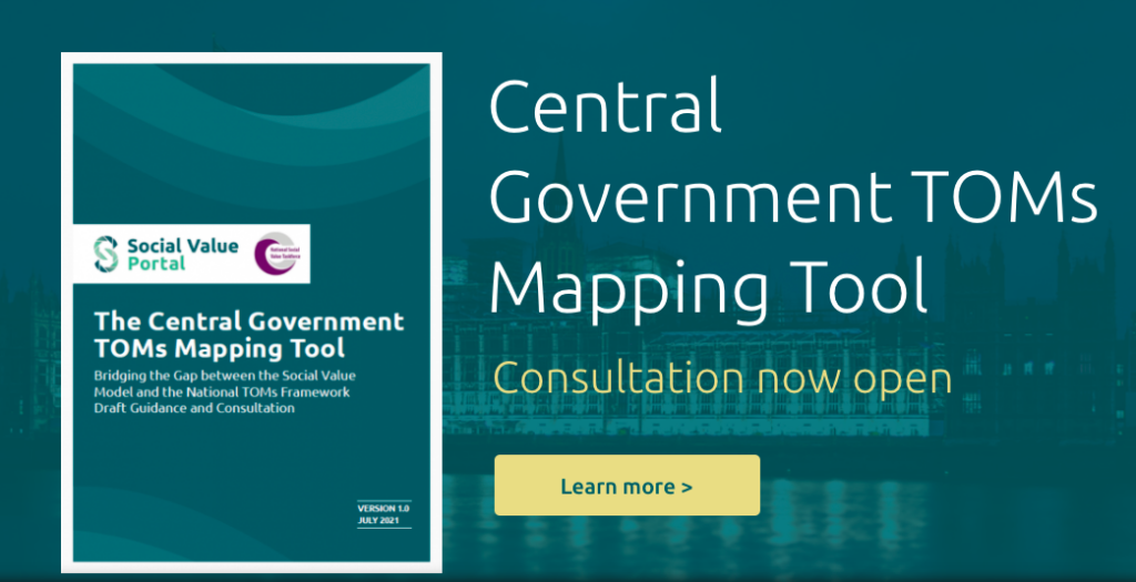 Social Value Portal Central Government TOMs Mapping Tool: Public Consultation – SVUK collaborative member response