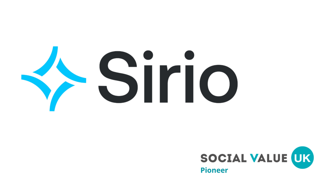 Sirio join us as Social Value Pioneers!