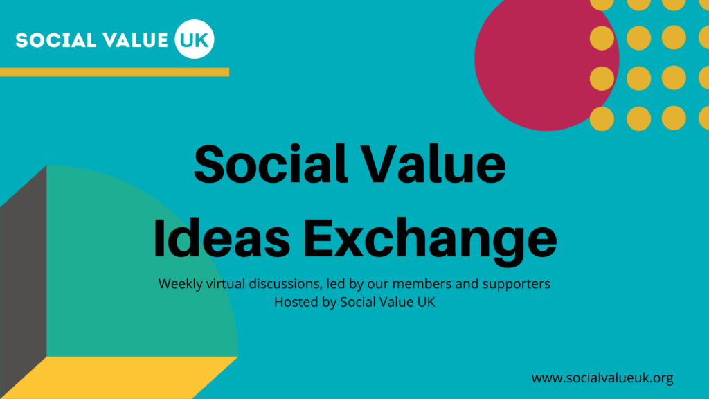 Social Value UK Announces Weekly Webinars In Light of COVID-19