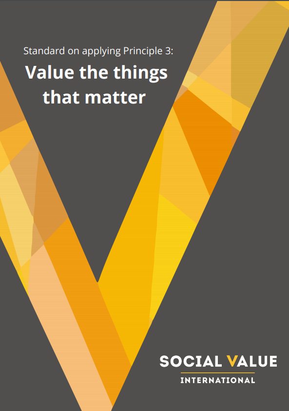 Announcing Standard on applying Principle 3: Value the things that matter