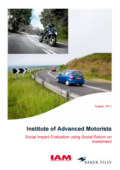 Institute of Advanced Motorists Social Impact Evaluation using SROI