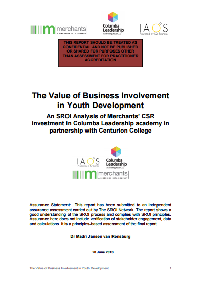 The Value of Business Involvement in Youth Development