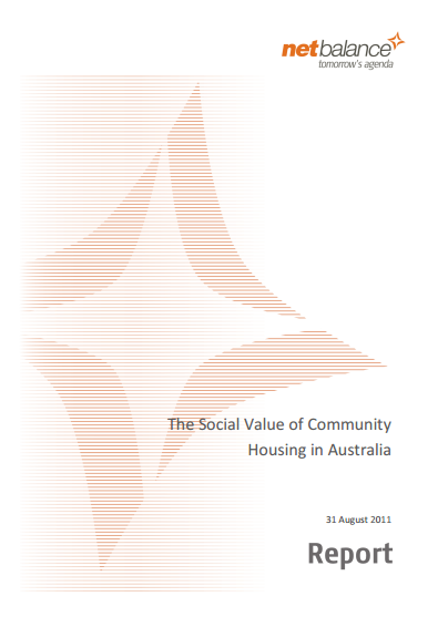 The Social Value of Community Housing in Australia