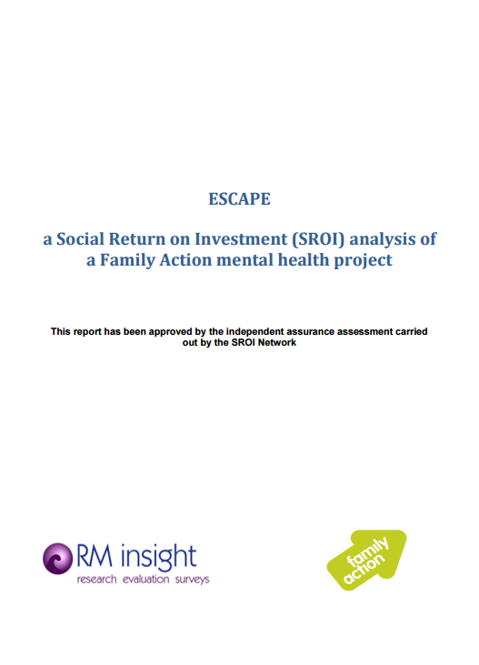 ESCAPE a social return on investment (SROI) analysis of a Family Action mental health project
