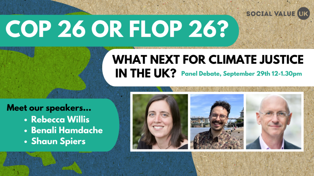 COP26 or Flop 26? – Meet Our Panel…