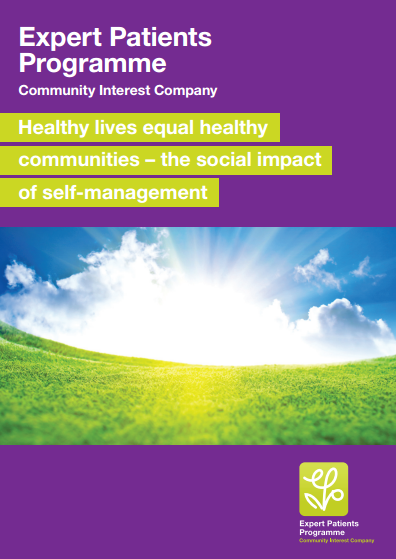 Healthy lives equal healthy communities – the social impact of self-management