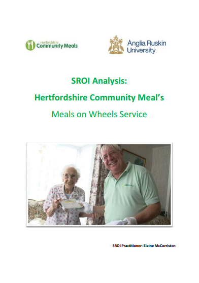 SROI Analysis: Hertfordshire Community Meal’s Meals on Wheels Service