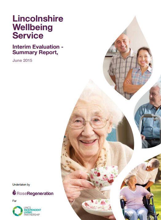 Lincolnshire Wellbeing Service Interim Evaluation Summary Report