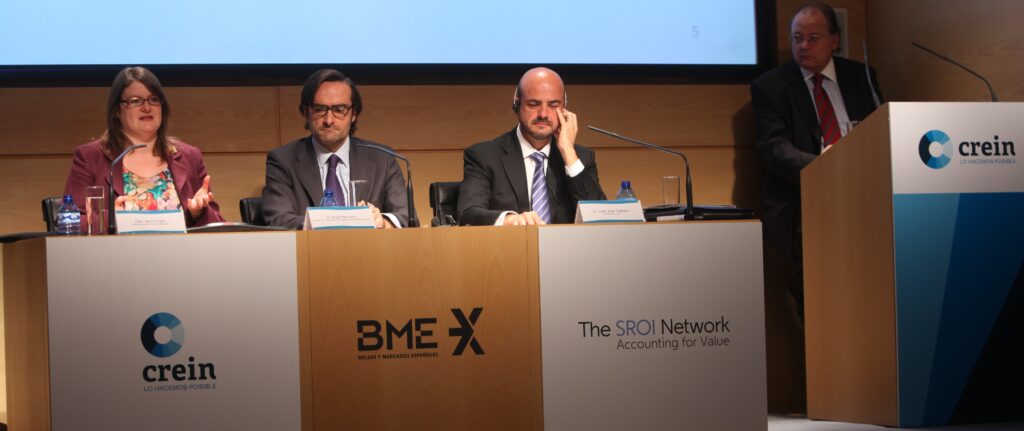Social Return on Investment presented on the Madrid Stock Exchange