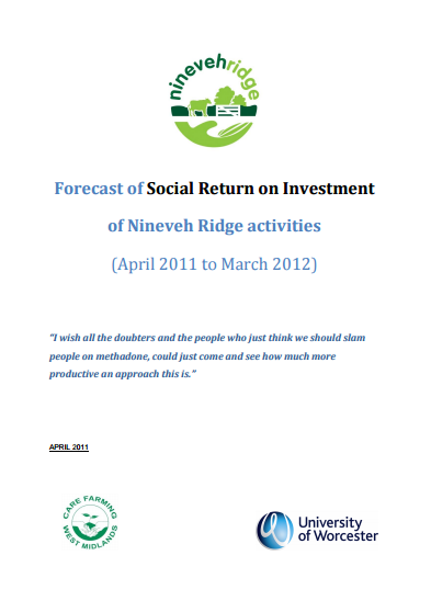SROI Forecast of Nineveh Ridge Activities