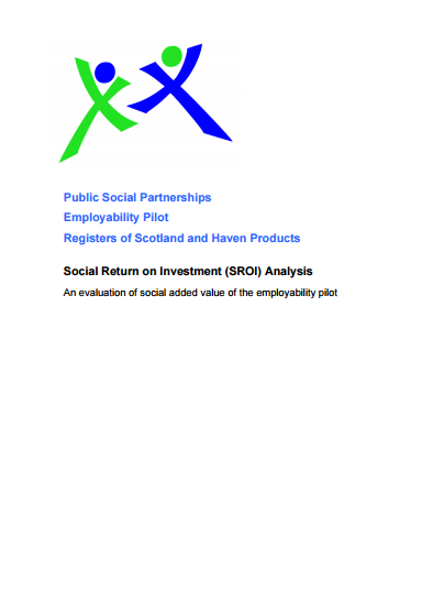 Public Social Partnerships Employability Pilot SROI
