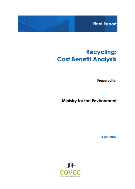 Recycling: Cost Benefit Analysis