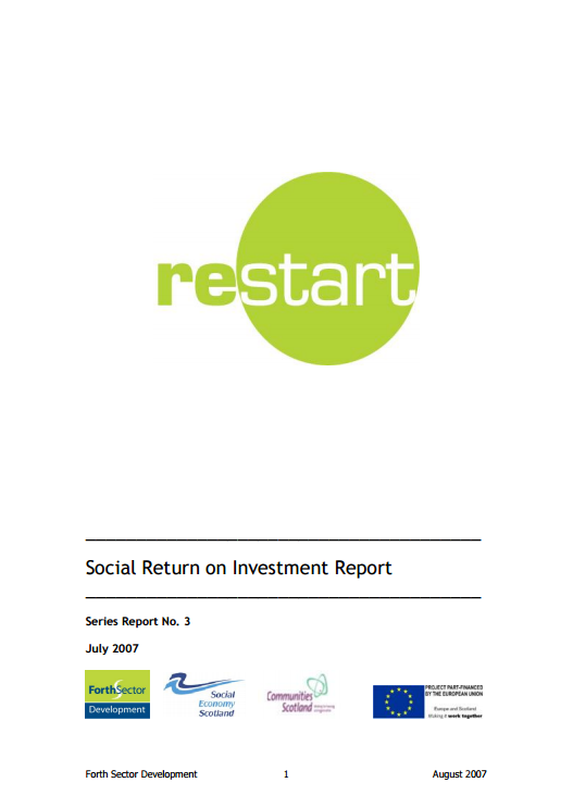 Restart Social Return on Investment Report