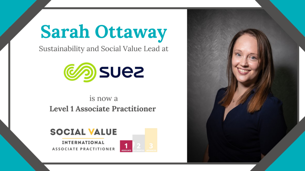 Congratulations Sarah Ottaway – A New Level One Associate Practitioner!