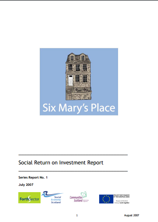 Six Mary’s Place Social Return on Investment Report