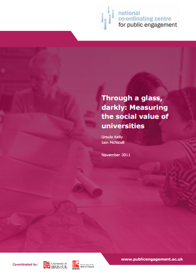 Through a glass, darkly: Measuring the social value of universities