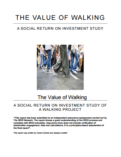 The Value of Walking – A SROI Study of a Walking Project