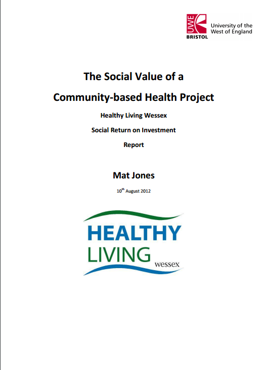 The Social Value of a Community-based Health Project: Healthy Living Wessex