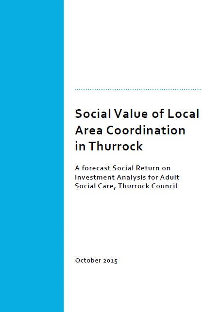 Social Value of Local Area Coordination in Thurrock