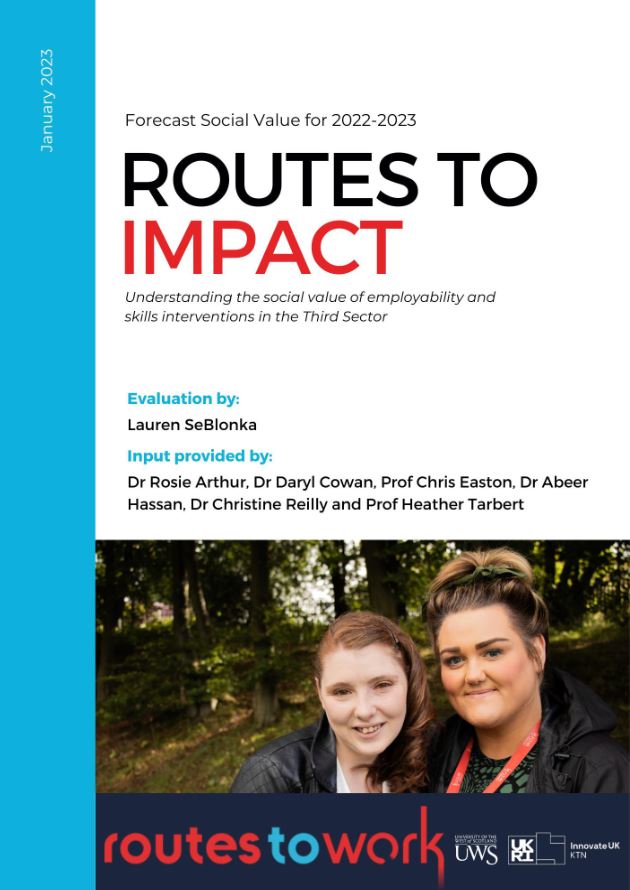 Routes to Impact – Understanding the social value of employability and skills interventions in the Third Sector