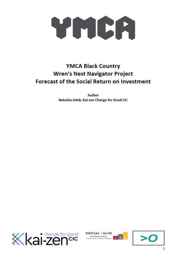 YMCA Black Country Wren’s Nest Navigator Project Forecast of the Social Return on Investment