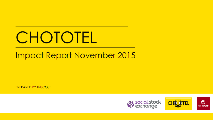 Chototel Impact Report November 2015