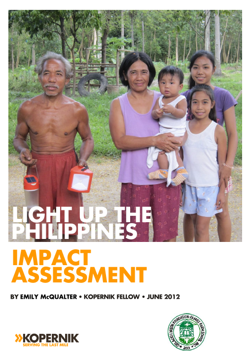 Light Up The Philippines Phase 1 Impact Assessment