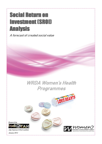 WRDA Women’s Health Programmes. A forecast of created social value