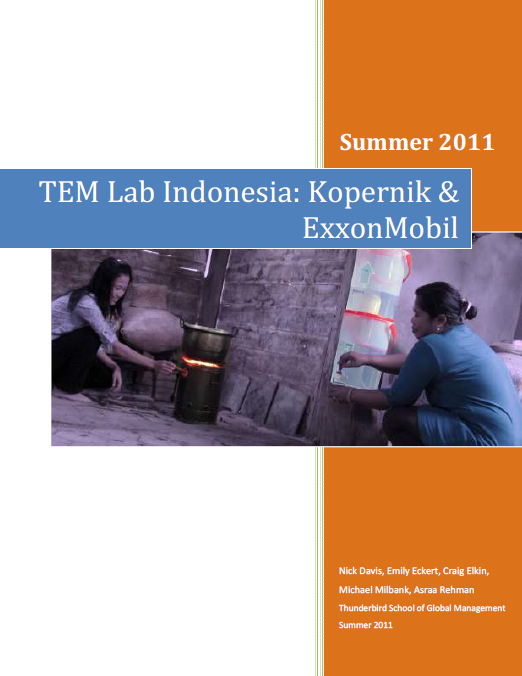 TEM Lab Indonesia: Kopernik & ExxonMobil