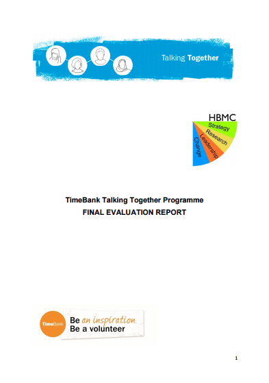 TimeBank Talking Together Programme Final Evaluation Report