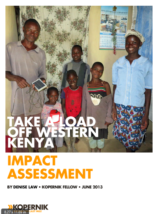 Take a Load Off Western Kenya Impact Assessment