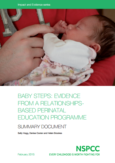 Baby Steps: evidence from a relationships-based perinatal education programme