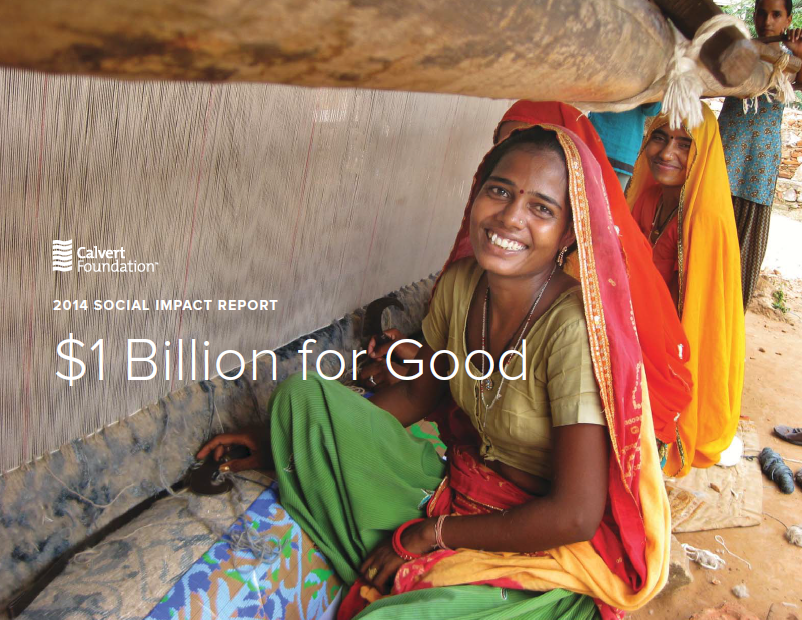Calvert Foundation 2014 Social Impact Report