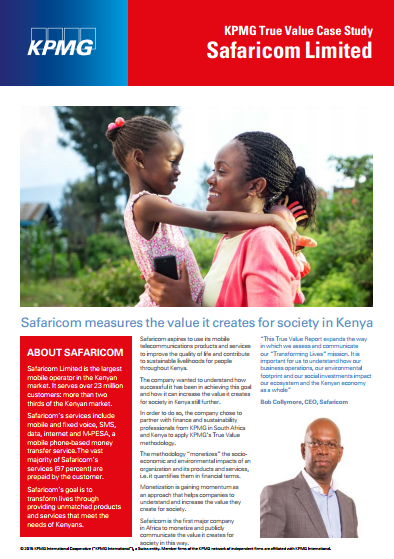 KPMG True Value Case Study Safaricom Limited