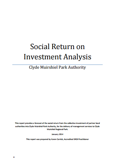 Social Return on Investment Analysis: Clyde Muirshiel Park Authority