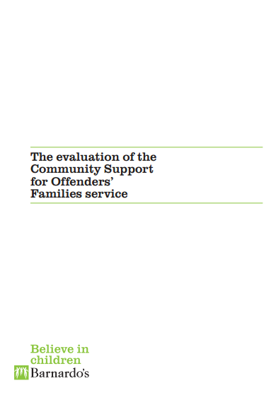 The evaluation of the Community Support for Offenders’ Families service