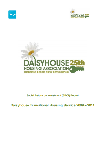 Daisyhouse Transitional Housing Service 2009-2011