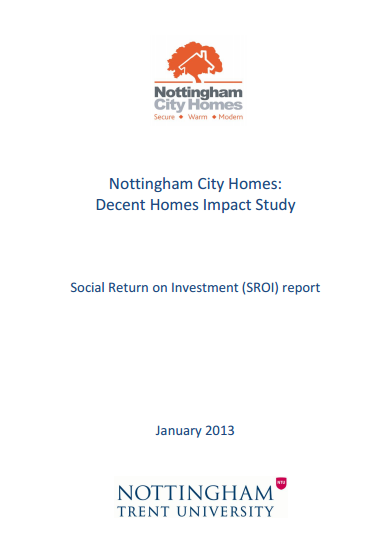 Nottingham City Homes; Decent Homes Impact Study