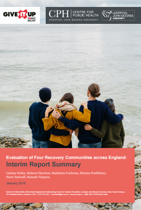 Evaluation of Four Recovery Communities across England: Interim Report Summary