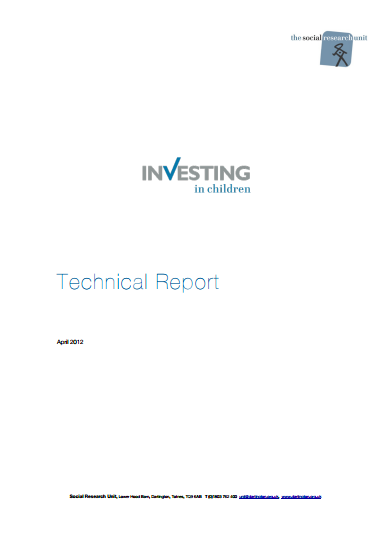 Investing in Children Technical Report April 2012